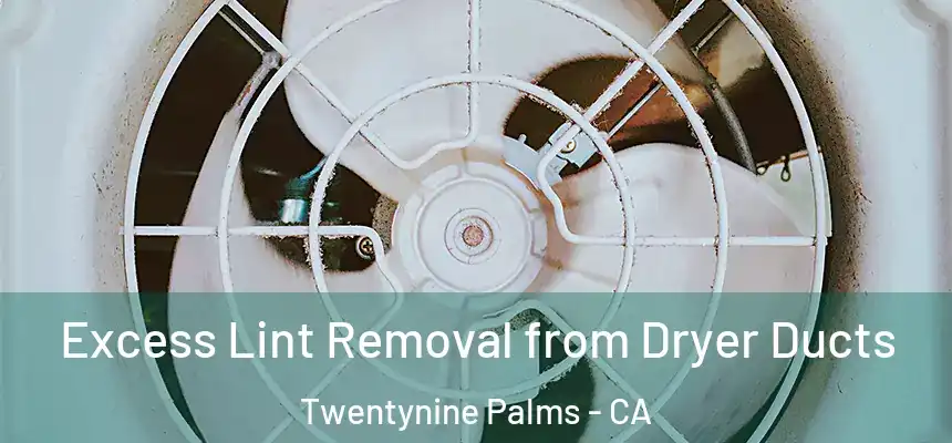  Excess Lint Removal from Dryer Ducts Twentynine Palms - CA